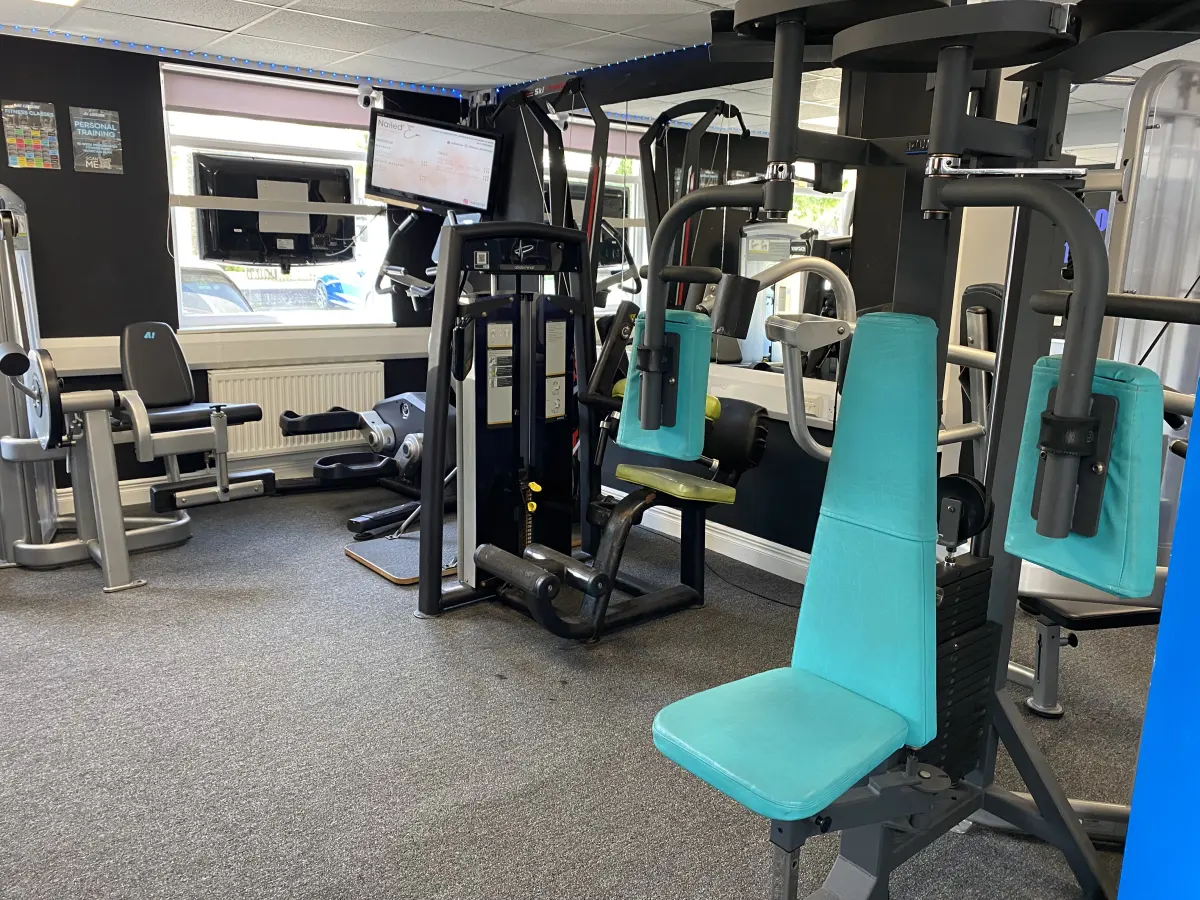 Strength equipment inside SY1 Fitness in Shrewsbury