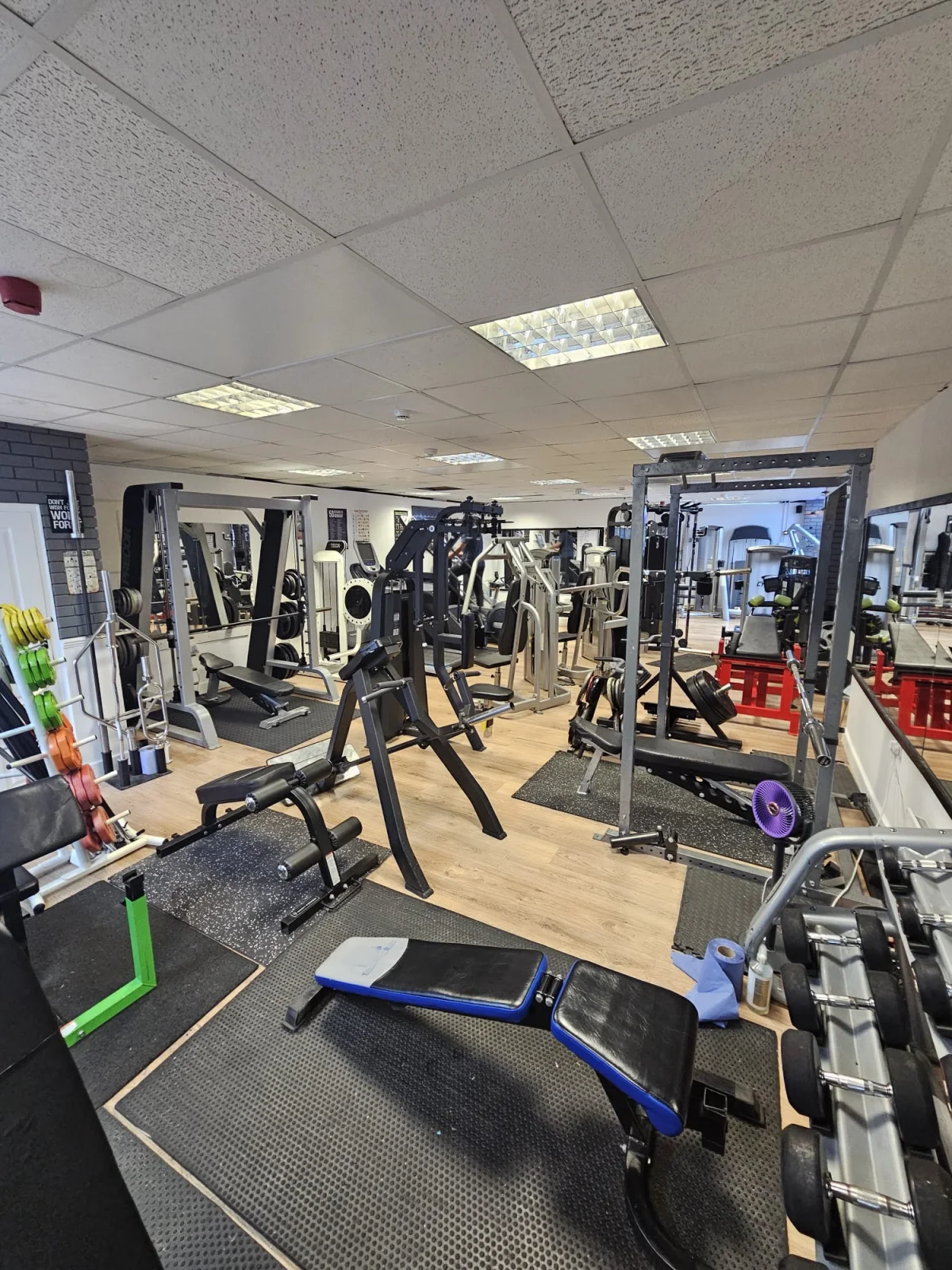 The SY1 Fitness gym floor and strength equipment in Shrewsbury