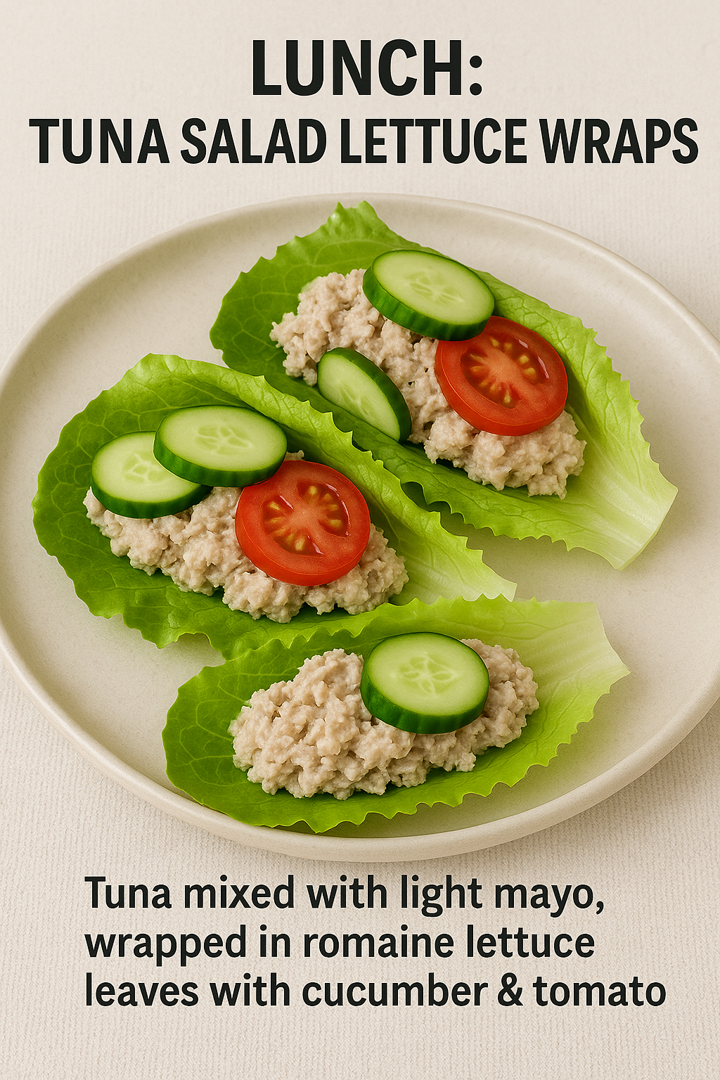 Tuna Lettuce Wraps